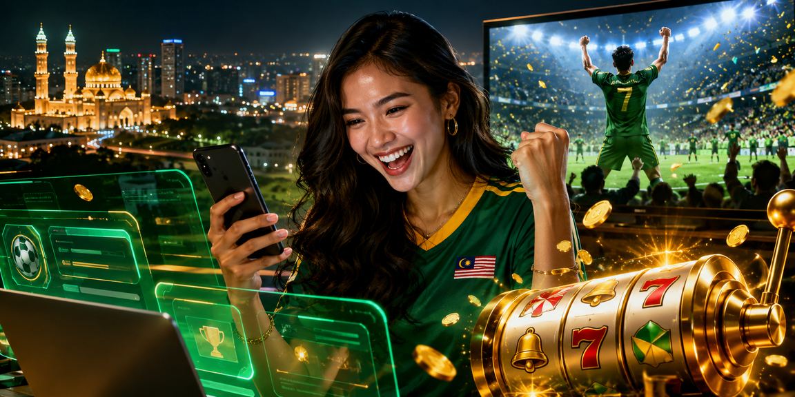 Skrin permainan slot bergaya Melayu di Seremban dengan paparan telefon pintar